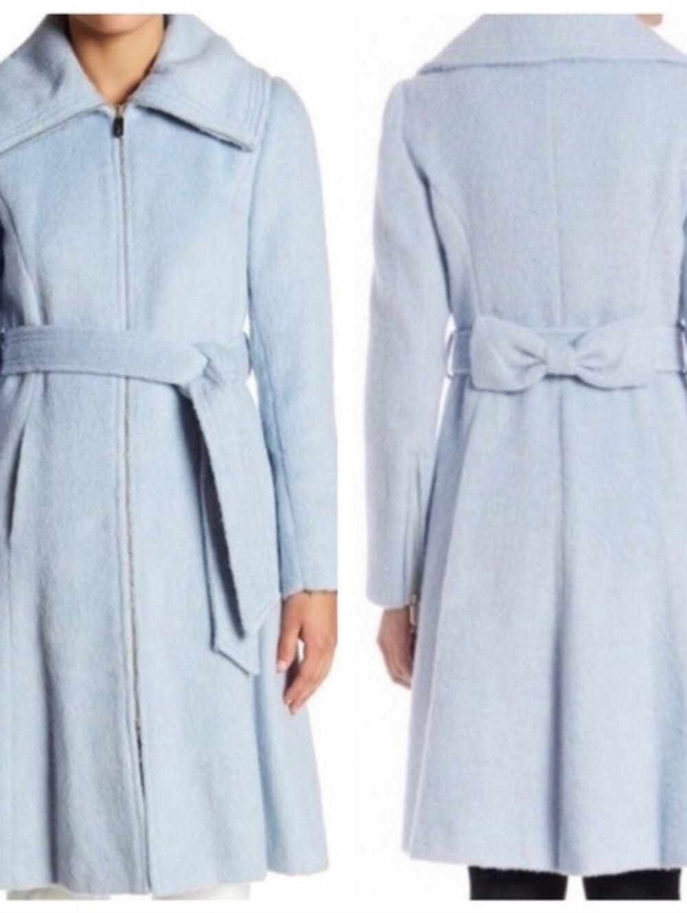 Eliza J Powder Blue Coat